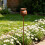 Gartenkunst, rostiges Finish, Eisen-Rasenornament, 2