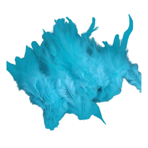 100PCS Rainbow Plumage For Handmade Creation-emptiness blue