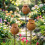 Gartenkunst, rostiges Finish, Eisen-Rasenornament, 4