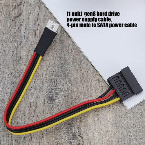 Efficient 4Pin Male To SATAs Power Cable For Server Hard Drive 2