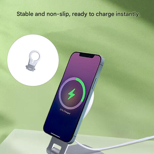 Aluminum Foldable Desktop Stand For Wireless Charging Phone And 1