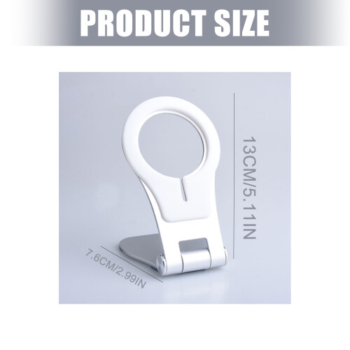 Aluminum Foldable Desktop Stand For Wireless Charging Phone And 2