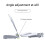 Aluminum Foldable Desktop Stand For Wireless Charging Phone And 5