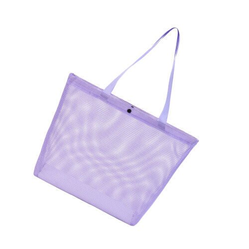 Sac de plage à séchage rapide en maille pliante-Violet L