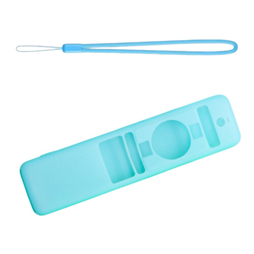 Manchon en Silicone antichoc pour télécommande TV HTR-bleu clair