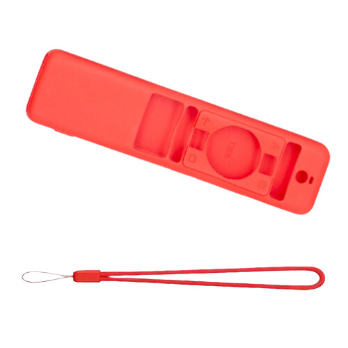 Manchon Flexible en Silicone pour télécommande HTR U34G,-rouge