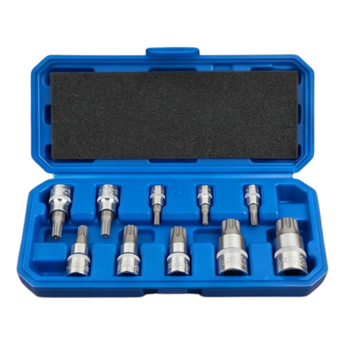 10 Stück Triple Square Spline Bit Sockel 12 Punkt mit