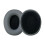 Cache-oreilles respirants pour casque de jeu, en cuir-Gris 1