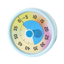 Horloge de compte Ă rebours en plastique, minuterie de-Bleu ciel