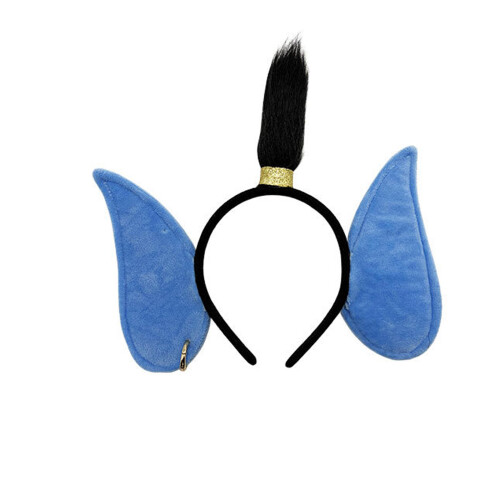 Ensemble de costumes-Perçage d'oreille bleu