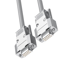 HDB15 Drag Chain Cable Extension Converter VGA-mother to mother