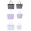 Portable Mesh Beach Bag Single Shoulder Handheld Travel-Gray L 3
