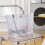 Portable Mesh Beach Bag Single Shoulder Handheld Travel-Gray L 6