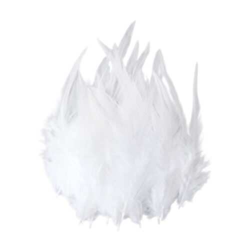 100PCS Delicate Plumage Embellishments For Creative Art-White