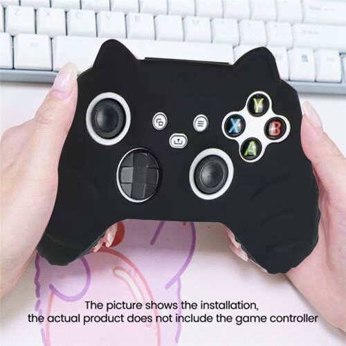 Cat Paw Silicone Soft Shell Protector for  Series X/S Game Controller Case Thumb Stick Grip Cap Cover 2