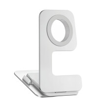 Portable Aluminum Stand Adjustable Viewing Angle for-Silver