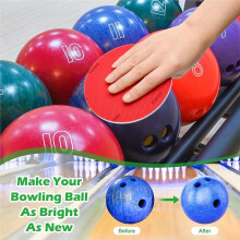 8-Piece Bowling Accessory Set: Bowling  Polishing Stand, Bowling  Cleaning Towel, and Polishing Kit