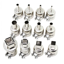 12PCS Universal Heat Nozzle 3-20mm Hot Air Heat Resisting Nozzles Tips Tool for 850 Series Hot Air Soldering Station