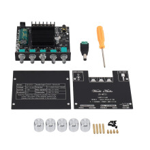 ZK-MT21 2.1 KanałOwy Wzmacniacz Subwoofera  5.0 50WX2 + 100W Moc Audio PłYta Wzmacniacza Stereo Wzmacniacz Basowy AUX