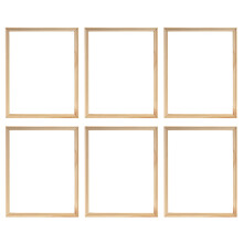 6X Cornice Nel Legno 40X50 cm Cornici DIY Art Adatte per la Decorazione Domestica Pittura Pittura Digitale