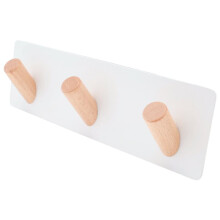 Magnetic Hooks, Magnet Coat Rack with 3 Hooks for Indoor Outdoor Hanging, Kitchen, Keys Holder, Refrigerator, Oven A