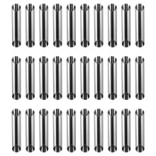 30Pcs Cannoli Tubes Forms Set Stainless Steel Non-Stick Cream Horn Danish Pastry Molds for Shell Cream Roll
