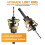 Countersink Drill Bit Set - 5 Pcs Countersink Drill Bit with Depth Stop Collar, 82 Counterbores 1/4" Hex Shank 4