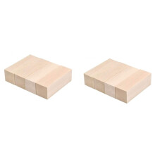 8X Grandi Blocchi di Legno per Intaglio Blocchi di Legno per Intaglio Blocchi per Intaglio in Legno di Tiglio Set di Legno Tenero Non Finito per