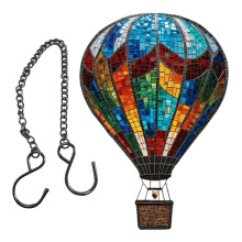 Stained Glass Hot Air Balloon Suncatchers Hanging Decors for-A