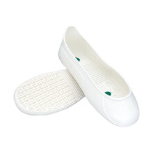 Rutschfeste Sicherheitsüberschuhe aus Gummi für die-Weiß XL