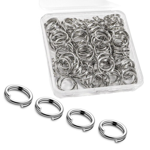 Anneaux de saut ouverts en fer robuste de 12MM, pour porte-clés,
