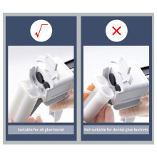 Pistola de Cola AB, Pistola de Borracha de Silicone para Uso Odontológico, Pistola de Borracha de Silicone, Pistola de Borracha de Silicone 1:2