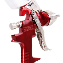 Professional HVLP Gravity Feed Spray Gun with 1.4mm, 1.7mm, 2.5mm Tips, 1000cc Aluminum Cup