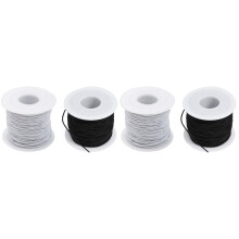 4Rolls Elastic Bracelet String Assorted Colors for DIY Jewelry Crafts