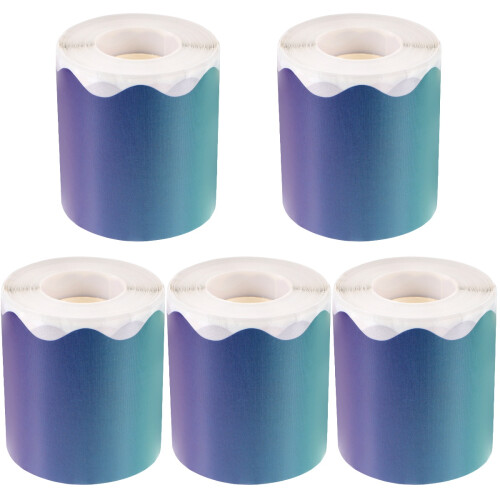 5Rolls Wear-Resistant Board Borders for Classroom Walls