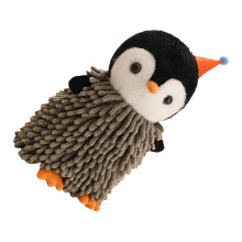 Super saugfähiges flauschiges Handtuch in Pinguinform-Hellgrau