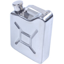 Stainless Steel 5oz Hip Flask Liquor Whiskey Alcohol Fuel Gas Gasoline Can