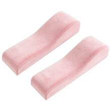 Chair Armrest Arm Pad Plush Armrest Cushion With Ergonomic-Pink