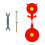 Small Rotating Targets Double Headed Training Targets for-Red 1