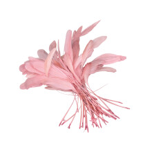 50Pcs Plumage 12 18CM Suitable For Fashion Designers And-Pink