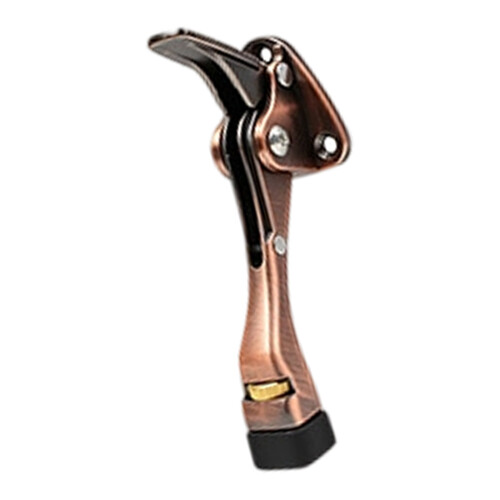 Multifunction Foot Activated Door Stop Strong-red bronze