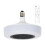LED Ceiling Fan Light With Heating Fan Remote Control E27 Shower 1