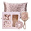 Premium Leopard Pattern Hair Styling Brush Set Prevents-khaki 1