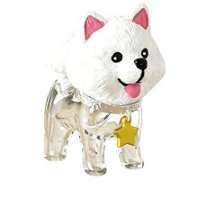 Dog Furs Storage Keychain,Dog Keepsakes Keyring Dog-Pomeranian