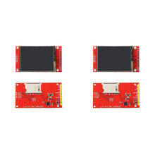 2pcs 2.4 Inch SPI LCD Screen Module 240x320 TFT Module ILI9341 Serial Port Display Module for No Touch