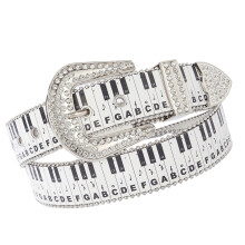 Adjustable Women's Fashion Belt Piano Key Everyday Wear-115cm
