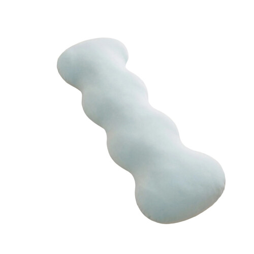 Ice Silk Pillow Provide Cooling Comfortable-Sea blue 100X48CM