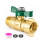 Durability 3/4 Inch Brass Shutoff Valves With Full Flows Heavy 1