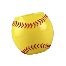 Premium Clear Whiskeys Decanter With Baseball Shape For-Yellow