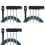 3X  Sas Sff-8087 to 4 Sff-8482 Server Array Card Hard Drive Data Cable  Power Cable 0.5m 1